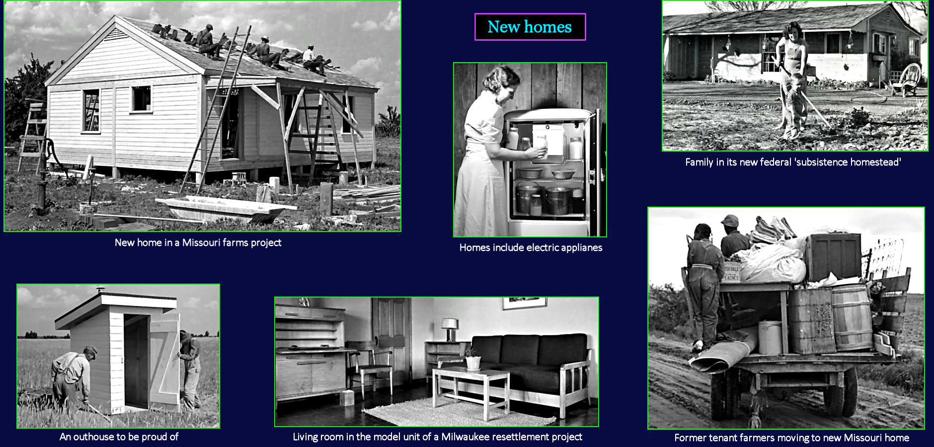 FSA housing, 1930s